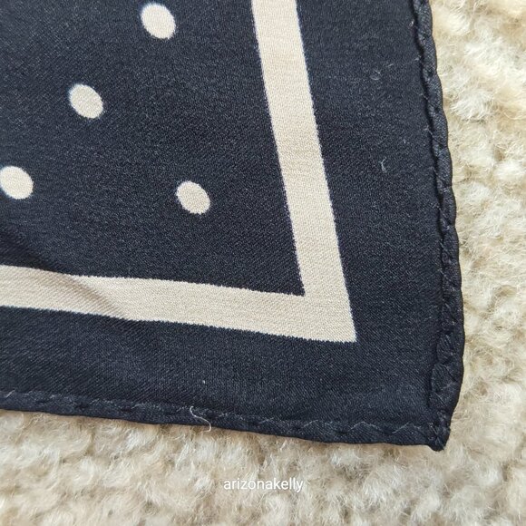 NWT Ines de la Fressange x Uniqlo silk scarf neckerchief - Picture 3 of 5